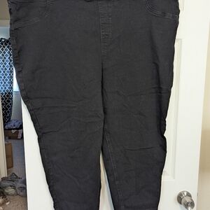 Terra & Sky Women's Black Jeggings